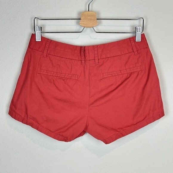 J. Crew Factory Dusty Red 3 inch Chino Shorts 2 - Picture 3 of 7